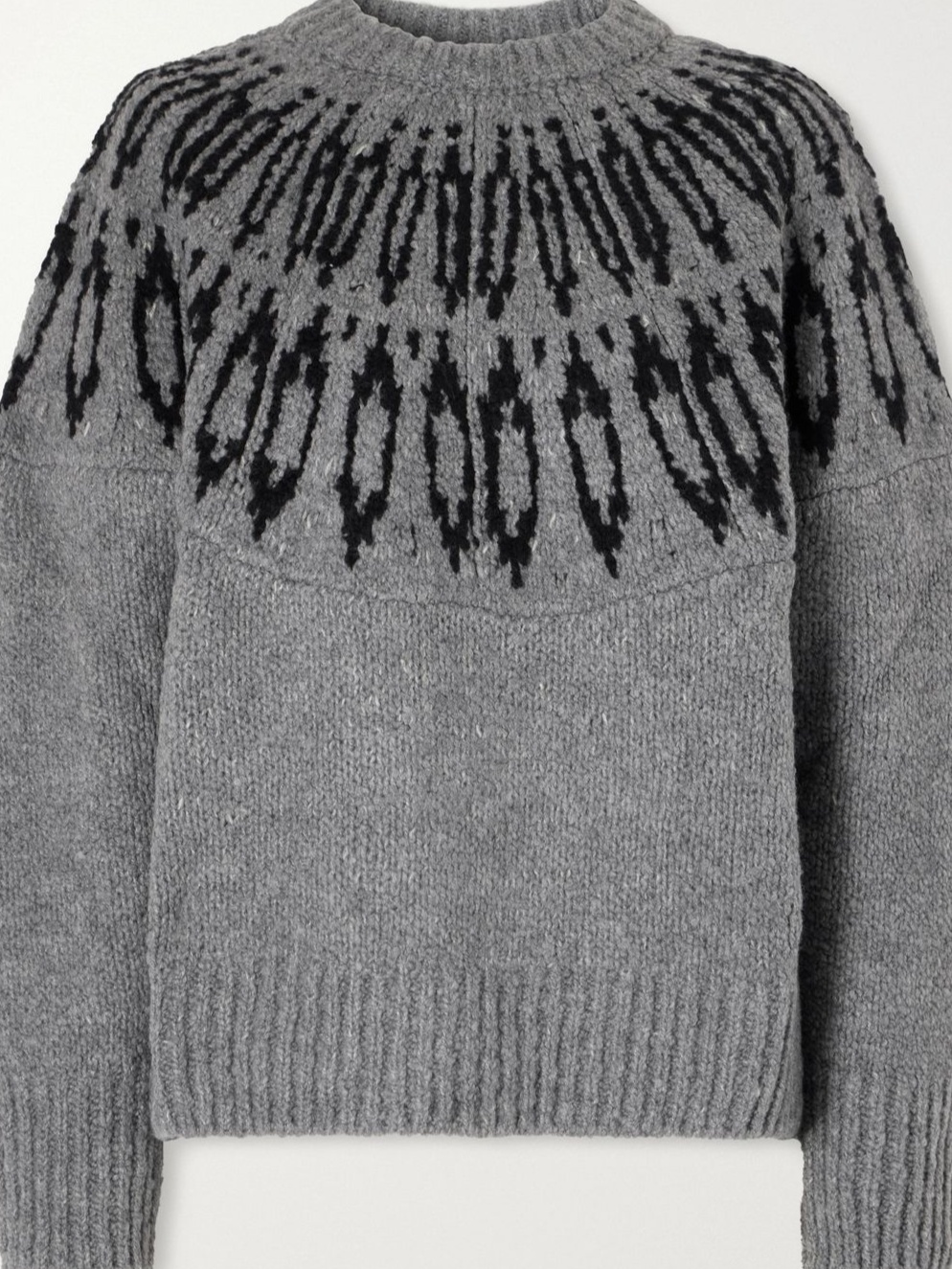 Coleman Intarsia-Knitted Wool Sweater