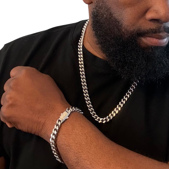 10MM BEVELED CUBAN SET