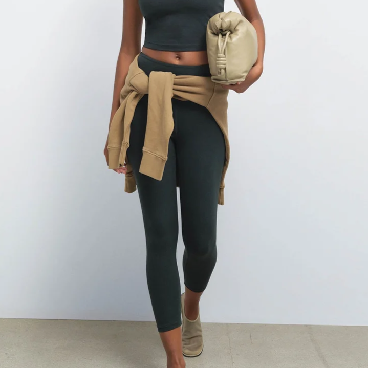 Organic Stretch Midi Legging