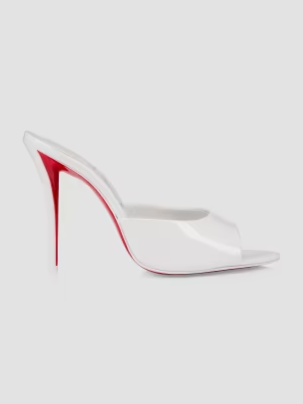 Miss Z 100MM Patent Leather Mule Sandals