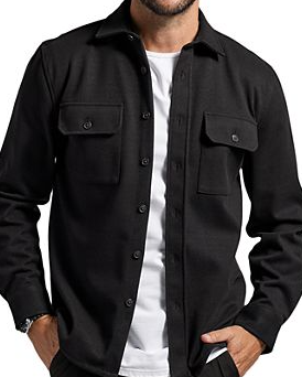 Coastal Button Front Overshirt