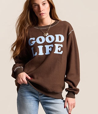 BUCKLE.COM REVERSIBLE GOOD LIFE PULLOVER