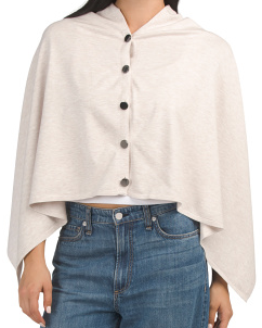 The Luzern Poncho Sweater