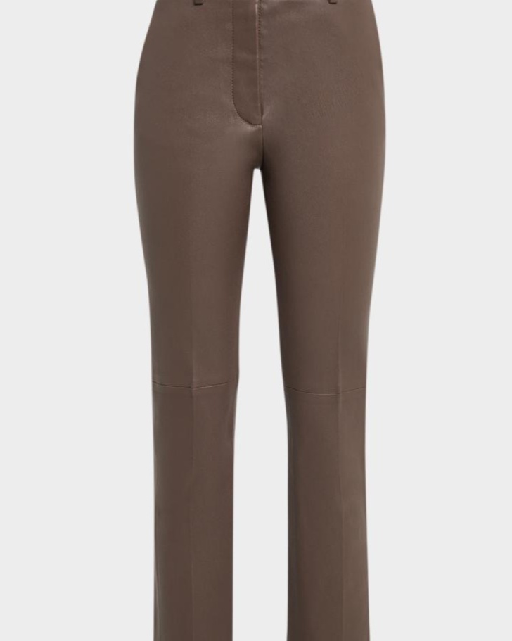 Coleman Cropped Leather Pants