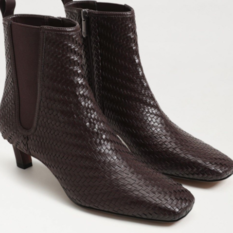 Peony Weave Ankle Boot