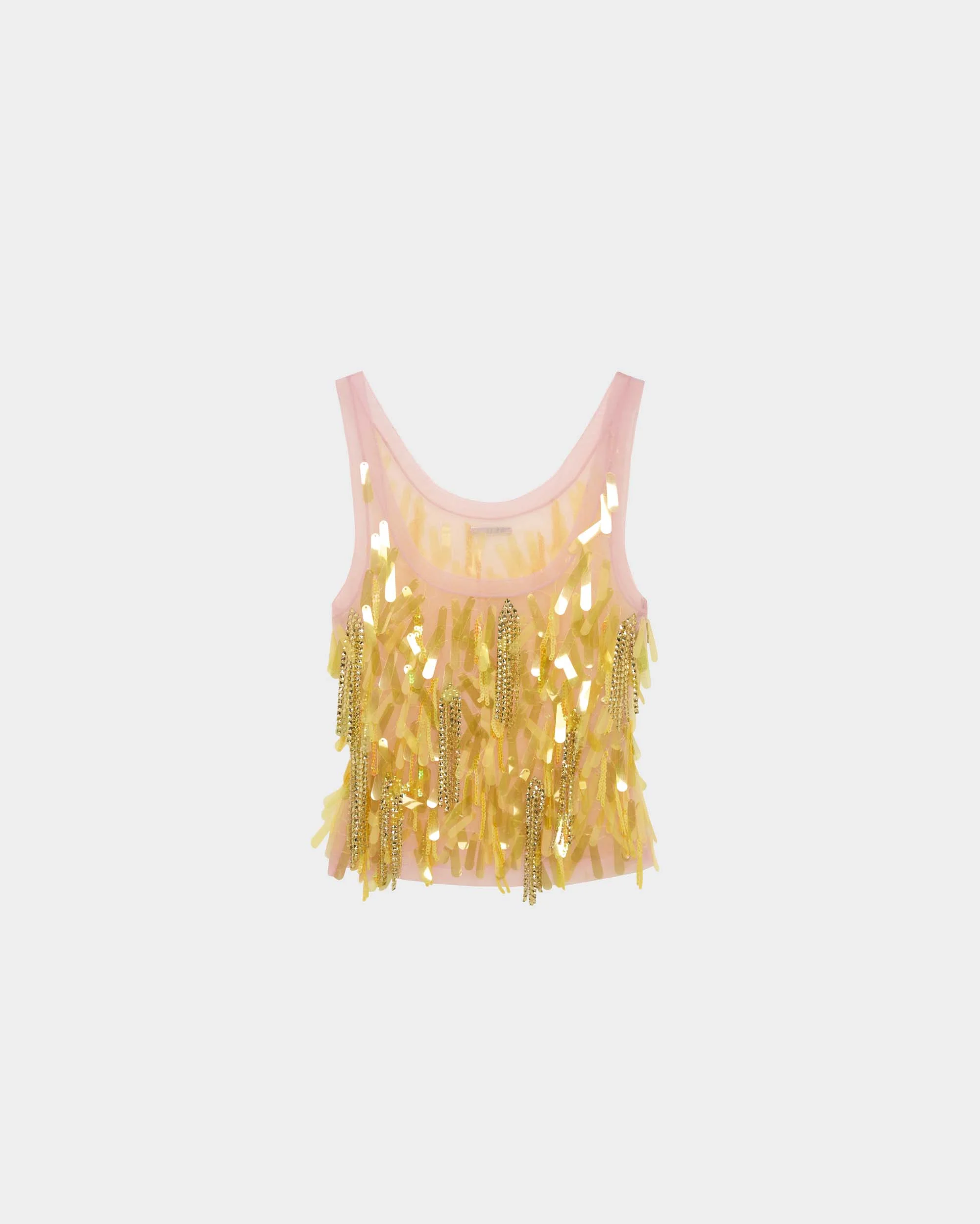 Sharla Top in Embroidered Tulle