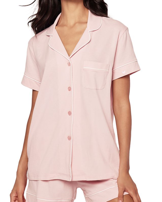 Luxe Pima Short Sleeve Short Pajama Set