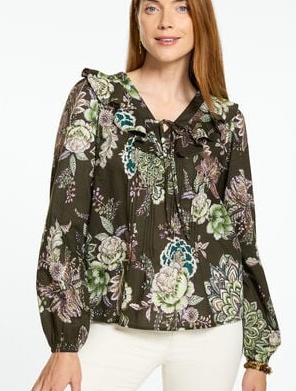 Ruffle Top - Fresco Floral