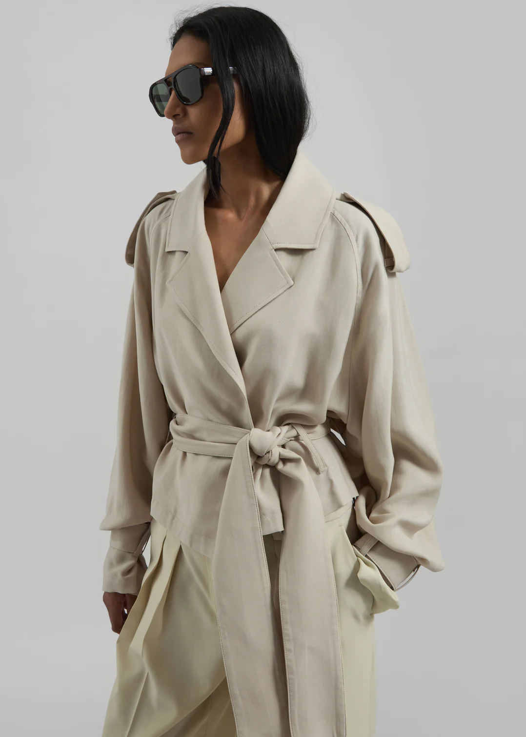 Simona Short Trench