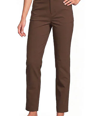 Ana Stretch Double Cloth High-Rise Ankle Pants