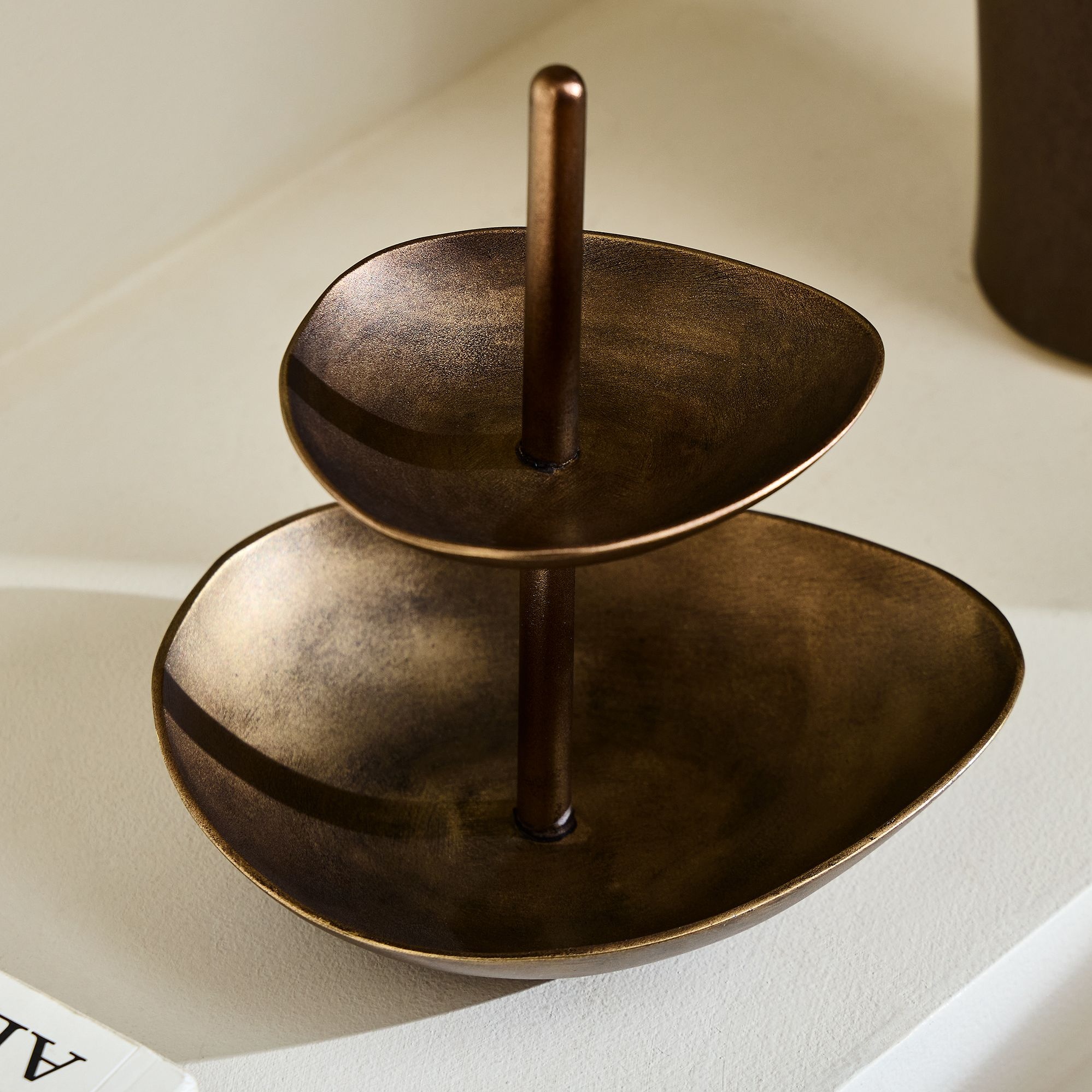 west elm Organic Metal Jewelry Storage Tower