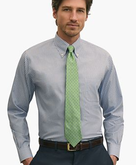 Men's Polo Button-Down Dress Shirt