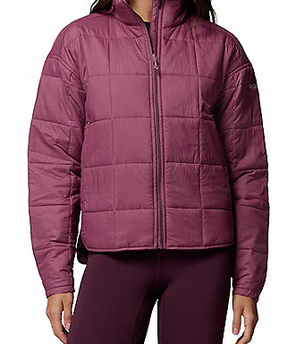Sienna Hill Quilted Stand Collar Zip Front Jacket