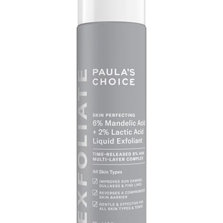 6% Mandelic Acid + 2% Lactic Acid AHA Liquid Exfoliant for Dark Spots, Textured Skin