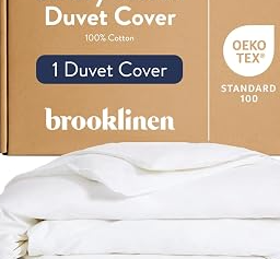Sateen Duvet Cover Hotel-Quality Luxury - Full/Queen, White