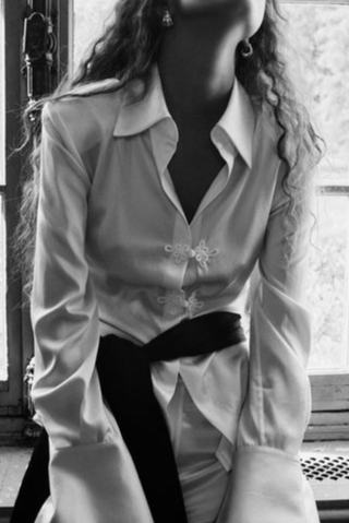 Tailored Silk Blouse