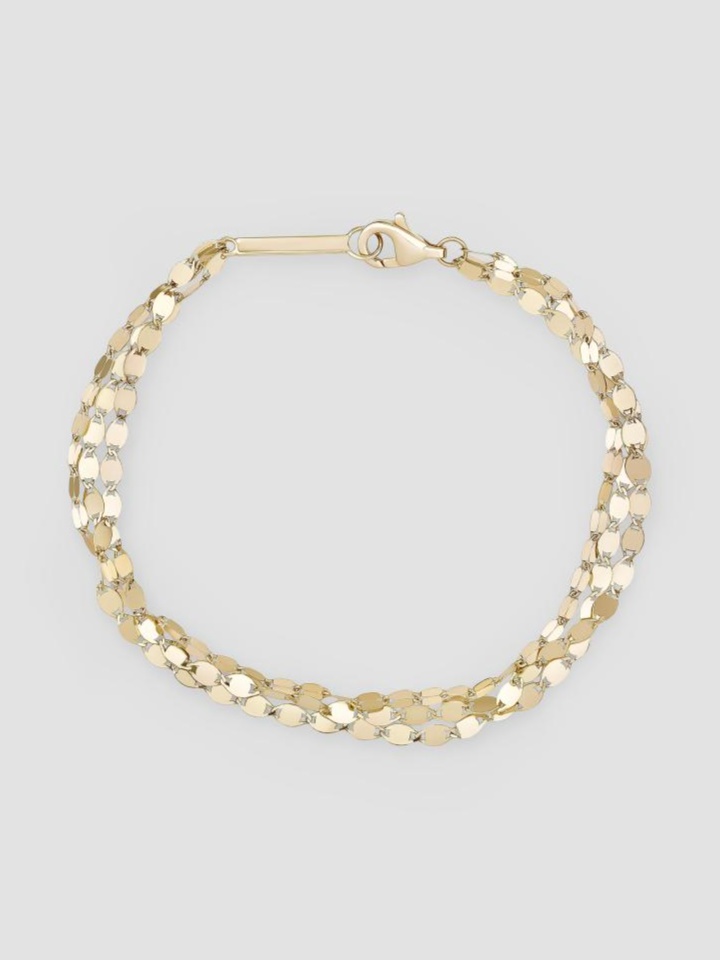 Malibu 14K Yellow Gold Triple-Chain Bracelet