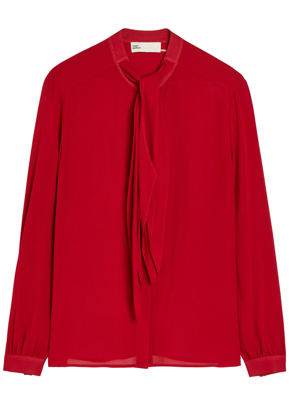 TORY BURCH Scarf-effect georgette blouse