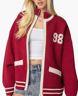 Women's 98 Varsity Zip Up Sweater