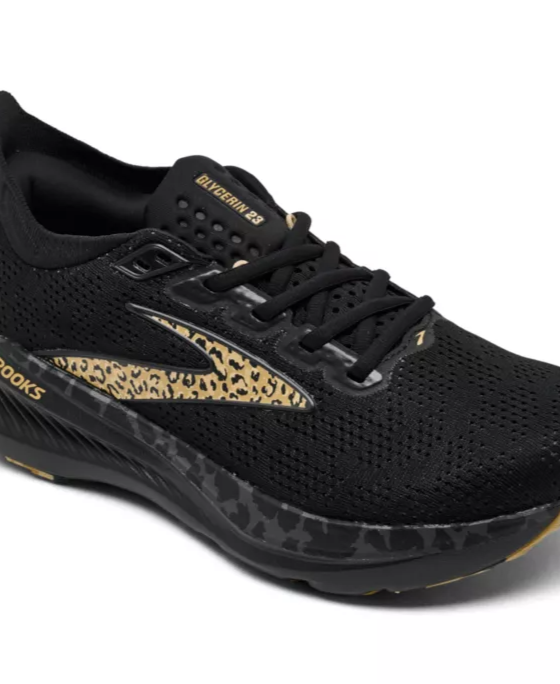 Women's Glycerin 23 Running Sneakers from Finish Line - Black, Asphalt, Cyber