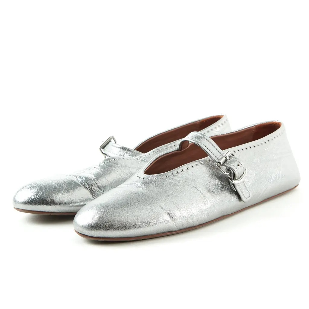 Leather Ballet Flats