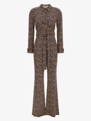 Michele Murano Eye Diagonale Marittimo-Print Jumpsuit