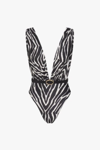 Belted V One Piece