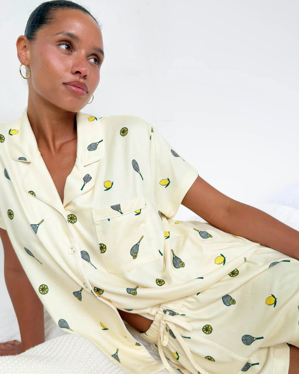 Lemon Tennis Flora Pillowsoft Short Set