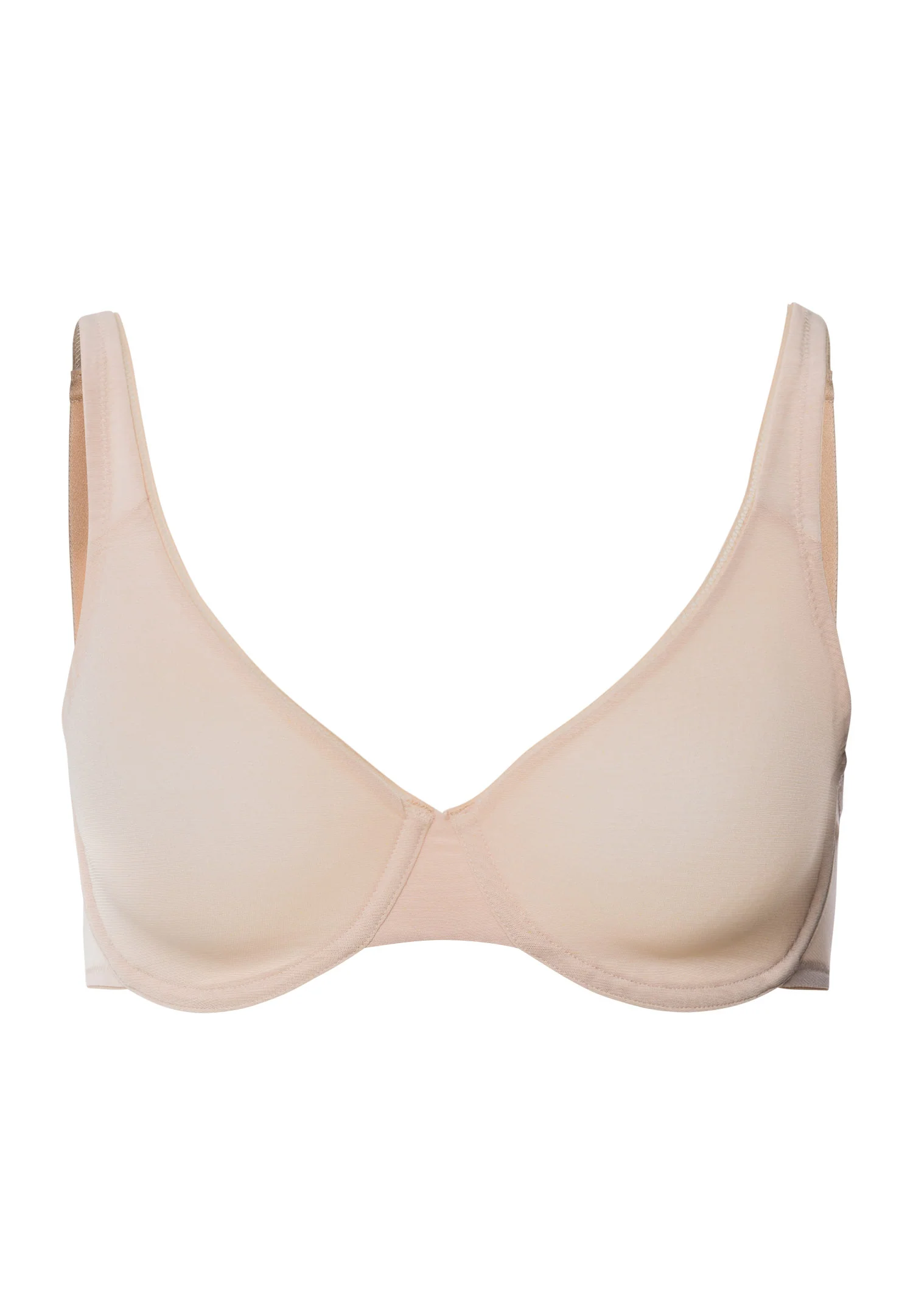 HANRO Smooth Illusion Semi-Transaprent Tulle Underwire Bra