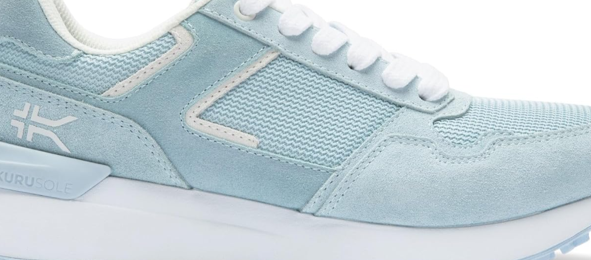 KURU Apogee Unisex Arch Support Retro Walking Sneakers - Mist Blue