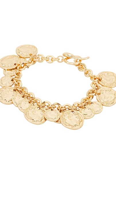 Coined Charm Bracelet