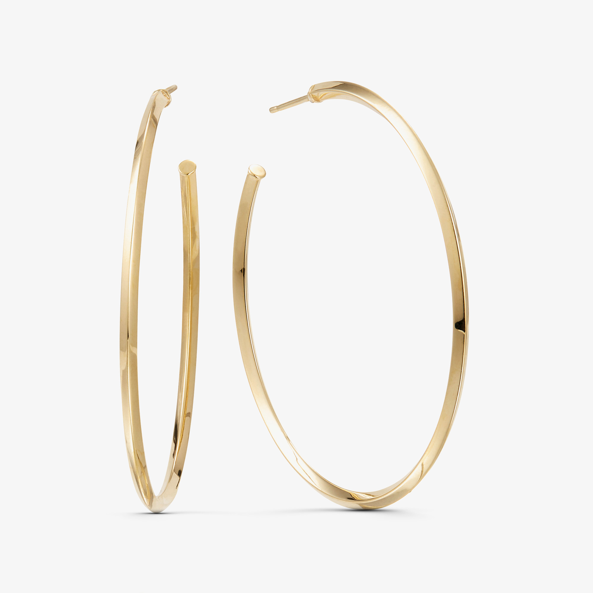 Lana Jewelry Lana 14K Gold 45mm Thin Royale Hoops Women's