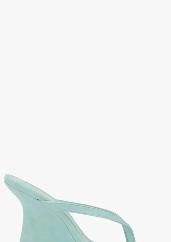 Misty Turquoise suede