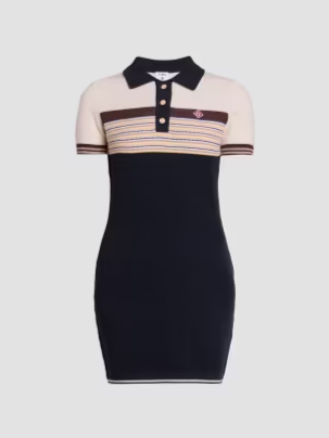 Cafe Stripe Polo Dress