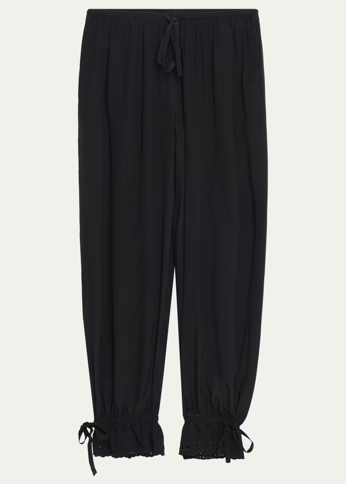 Pauli Silk Embroidered Pants