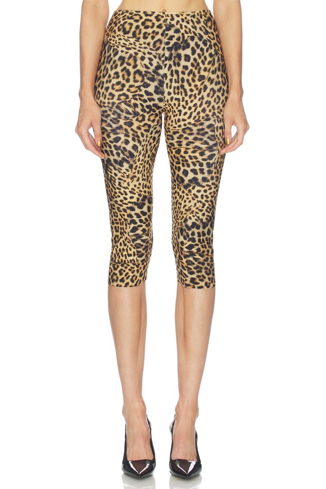 Capri Legging - Cheetah Patch