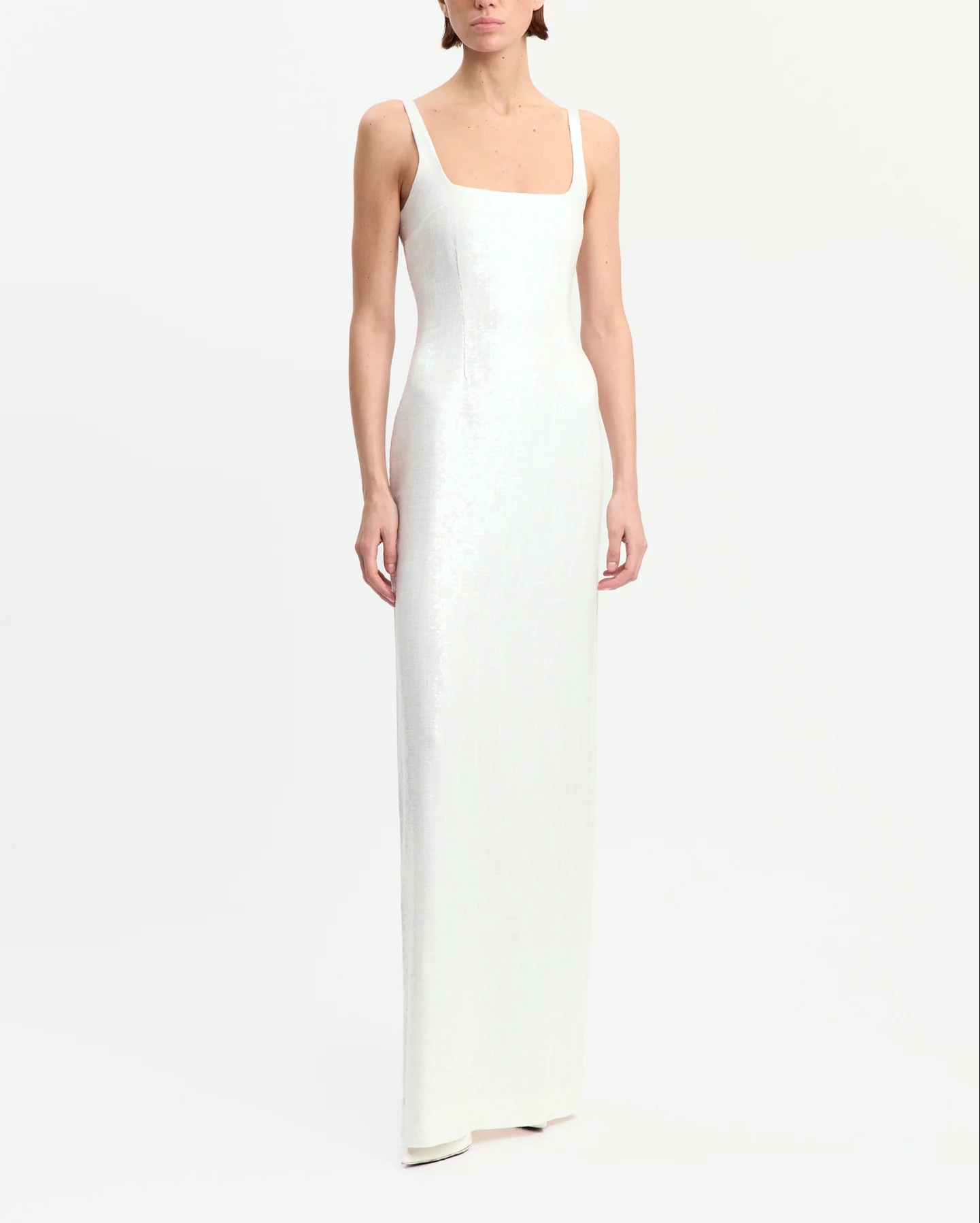 Electra Gown in Linen Sequin