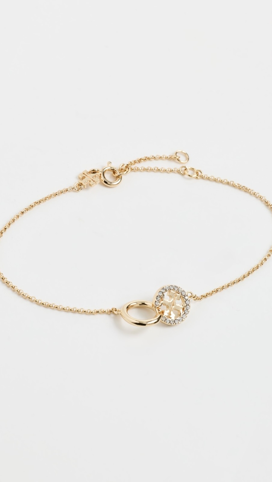 Icon Pavé Interlocking Chain Bracelet