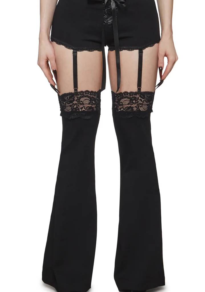 Vladima Lace Shorts with Chaps