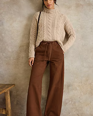 Lilla P Washed Twill Pants