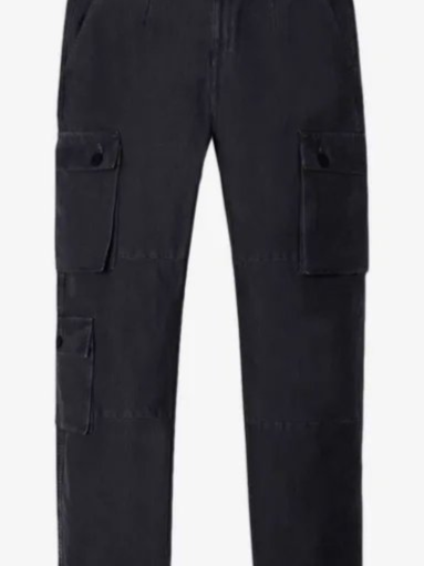 Side cargo-pocket detail trousers