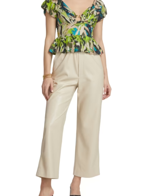 Jane Printed Cotton Top