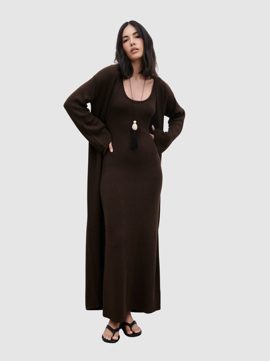 Dora Maxi Knit Cardigan