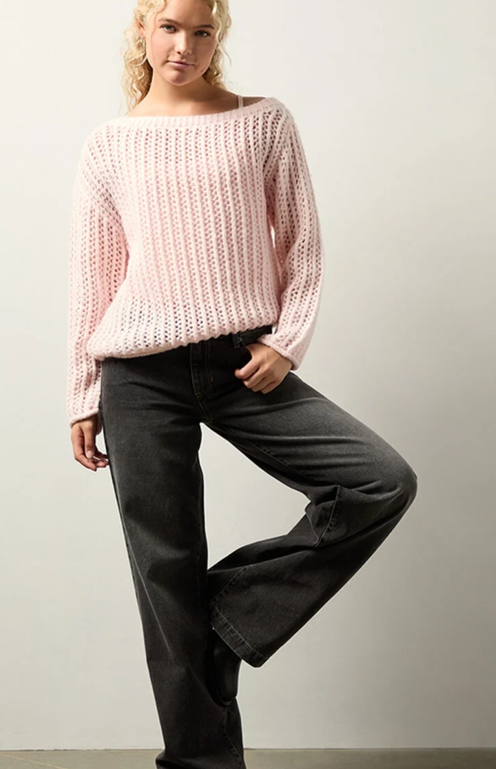 Sally Off-The-Shoulder Pullover Sweater