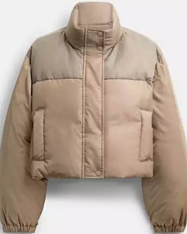 Signature Cropped Puffer