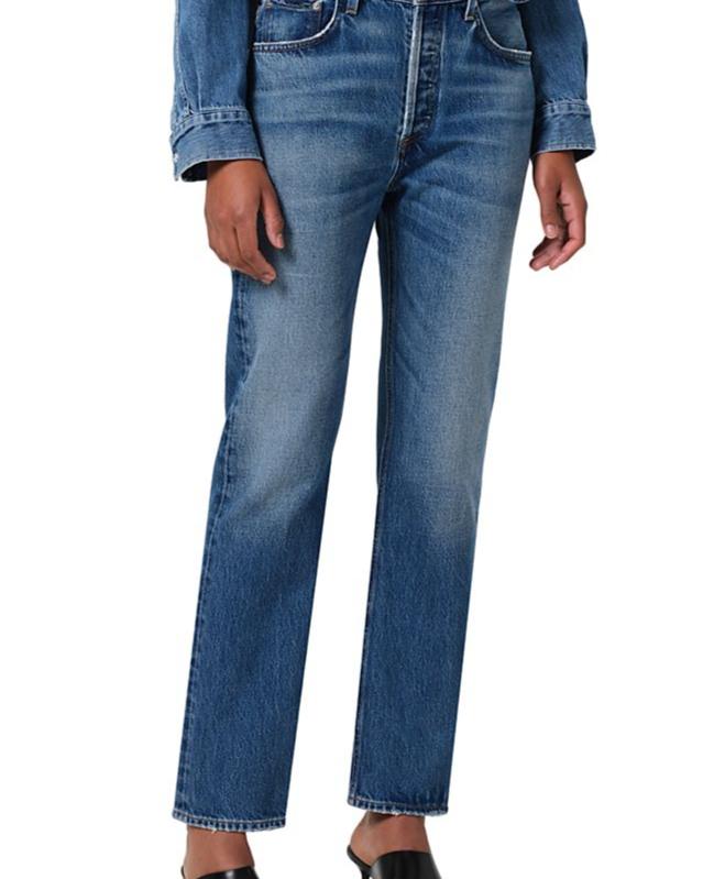 Blaine High Rise Straight Leg Jeans in Chaya