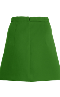 Wool-Blend Mini Skirt