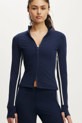 Ultra Soft Zip Through Jacket