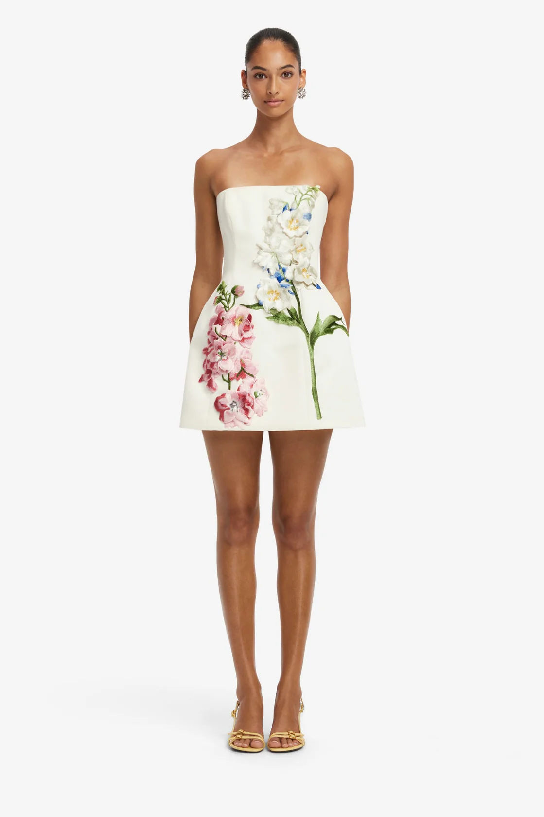 THE ATTICO Draped Mini Dress