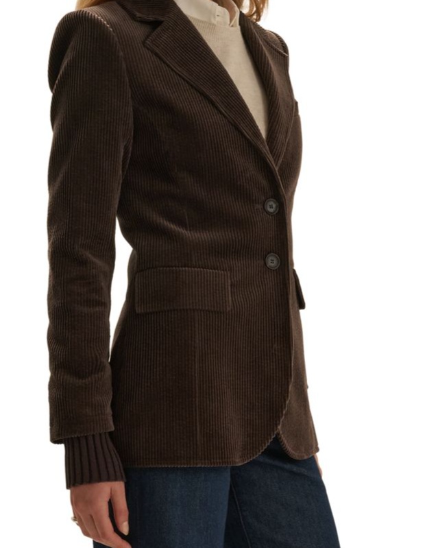 BLOOMINGDALE'S FAVORITE DAUGHTER THE CORD CITY COTTON BLAZER